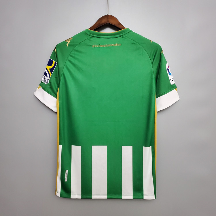Real Betis 20-21 Home Green Soccer Jersey Football Shirt - Click Image to Close